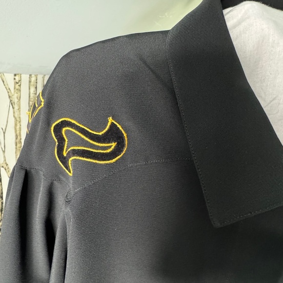 Vintage Black with Gold and Black Appliqué from Paris - Picture 7 of 10